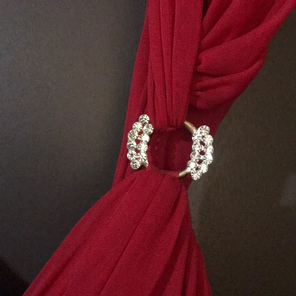 Red cocktail dress - Picture 3 of 4